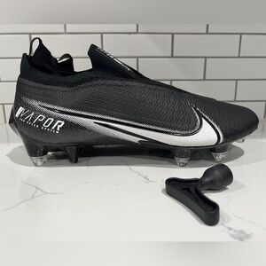 Nike Vapor Edge Elite 360 D Football Cleats DO1144-001 Black Mens Size 12 WIDE
